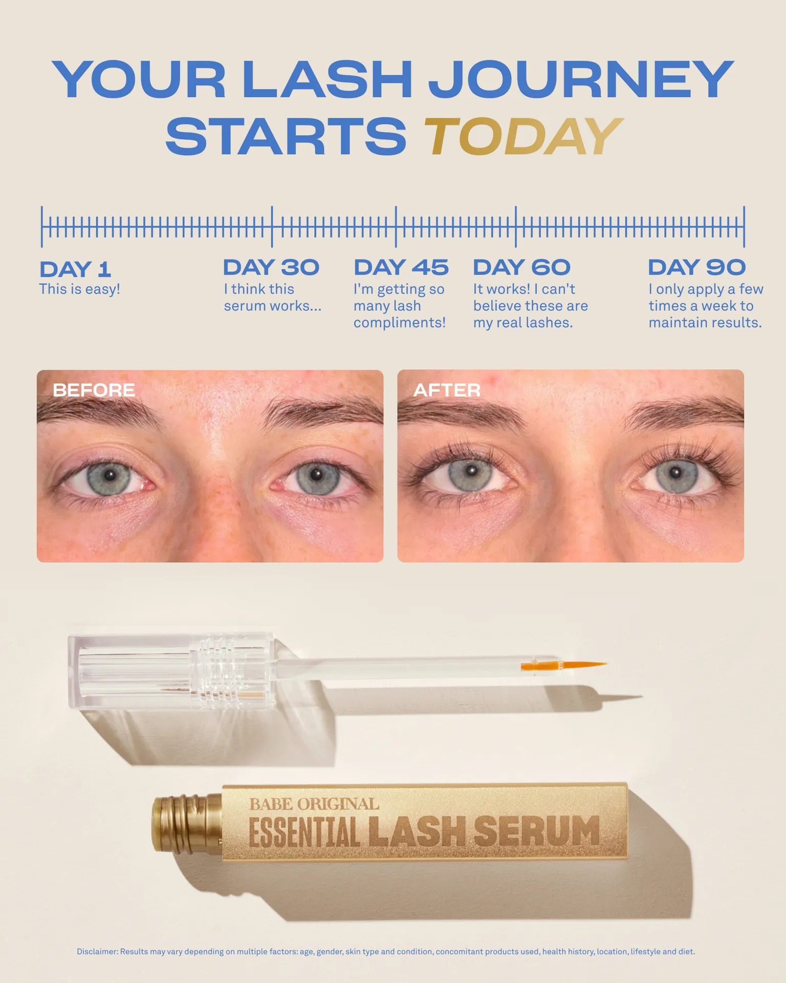 Essential Lash Serum 3 Month Supply (2 mL)